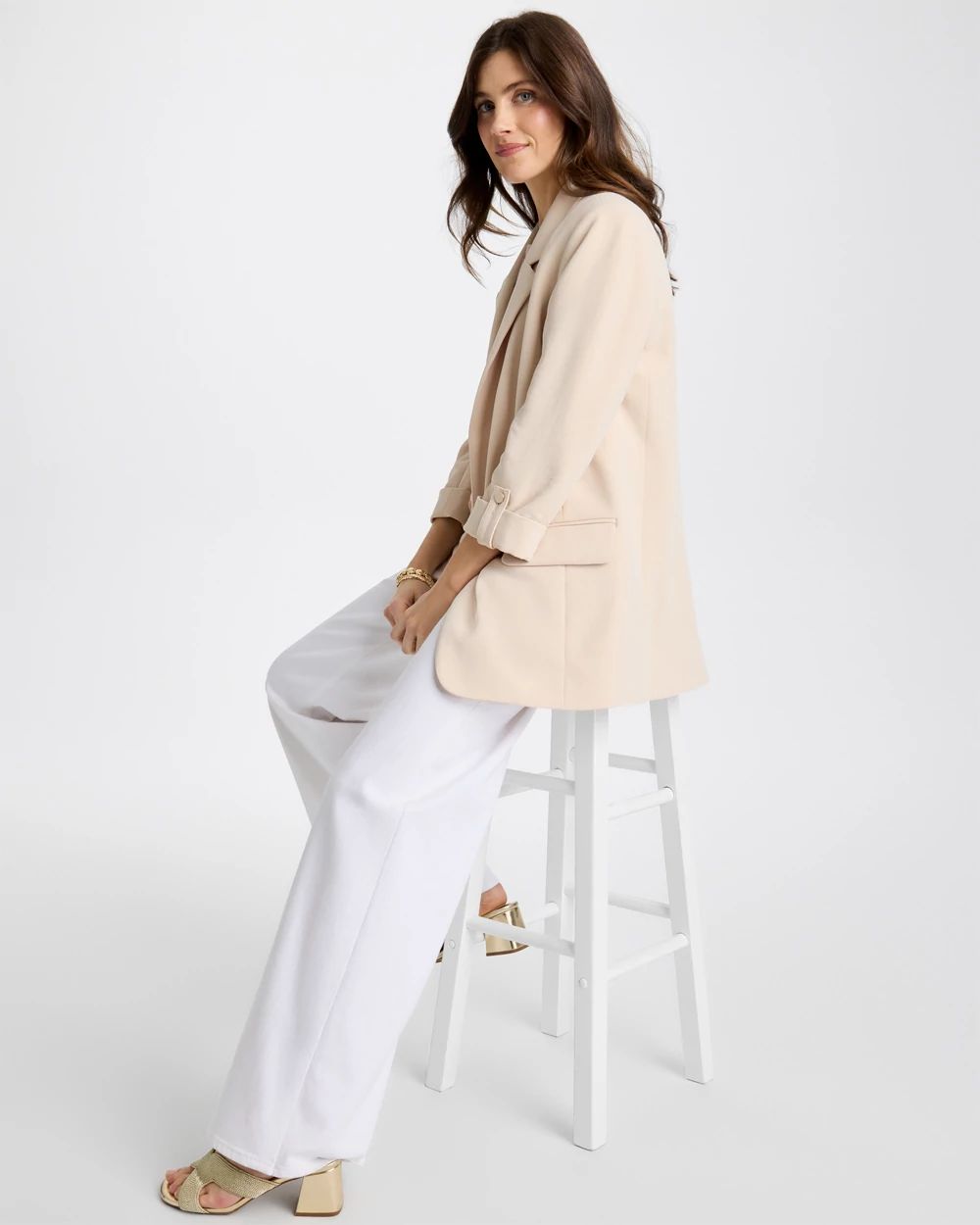 Boyfriend Crepe Blazer | Chico's